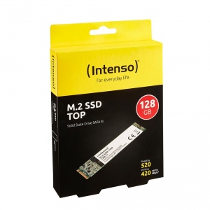 SSD Intenso M.2 SATA3 128GB, 520/420MBs, Shock resistant, Low power
