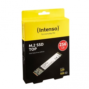 SSD Intenso M.2 SATA3 256GB, 520/420MBs, Shock resistant, Low power
