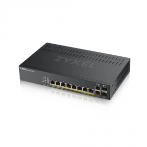 Switch Zyxel GS1920-8HPv2 8 port GbE Smart Managed PoE Switch 2x GbE combo (RJ45/SFP)