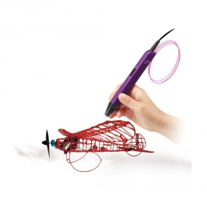 Free form 3D printing pen for ABS/PLA filament