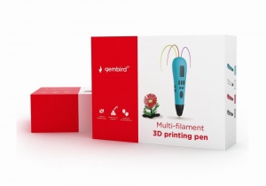 Gembird Multi-filament 3D printing pen, ABS/PLA filament, blue
