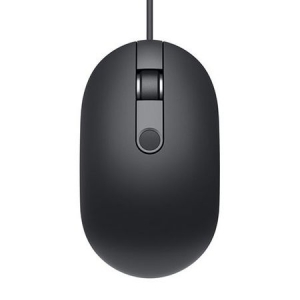 Mouse Wireless Dell Wired with Fingerprint Reader-MS819, Black