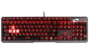 Tastatura Cu Fir MI Vigor GK60 CR US Mechanical Gaming KB, Iluminata, Led Rosu, Neagra