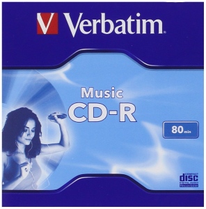 CD-R VERBATIM 700MB, 80min, viteza 16x,1 buc, carcasa, 