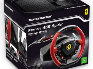 FERRARI 458 SPIDER RACING WHEEL Xbox One