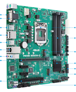 Placa de Baza MB Intel B360 Asus Prime B360M-C