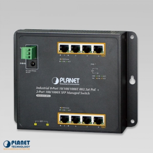 Switch Planet IP30 Poe 8 Porturi 10/100/1000 Mbps Managed 