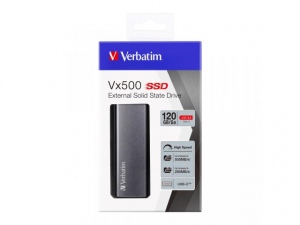 SSD Extern Verbatim Vx500 External 120 GB USB 3.1 G2