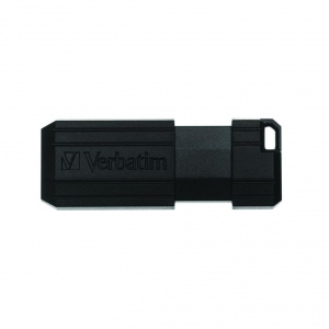 Memorie USB Verbatim PinStripe 128GB USB 2.0 Negru