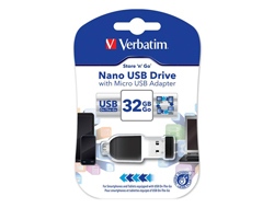  Memorie USB Verbatim Nano 32GB USB 2.0 Negru