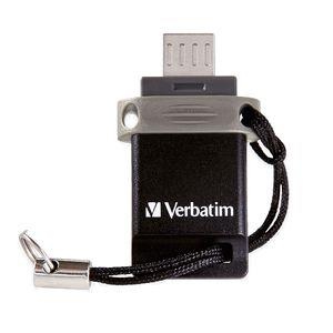  Memorie USB Verbatim  DUAL DRIVE 32GB USB 2.0 Negru