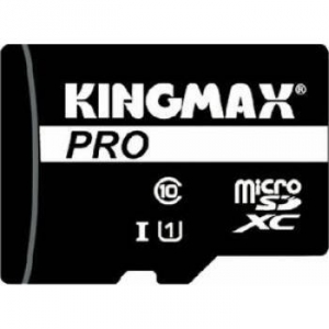 Card De Memorie KingMax 64 GB Clasa memorie 10 UHS-1 + Adaptor Black