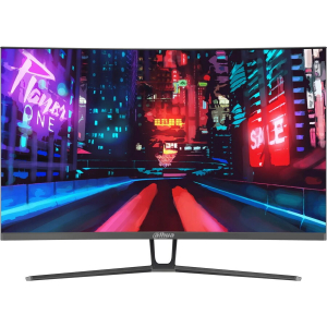 Monitor Dahua Gaming 31.5 inch LM32-E230C Full HD (1920 x 1080) HDMI DisplayPort Ecran curbat 165 Hz 1 ms (Negru)