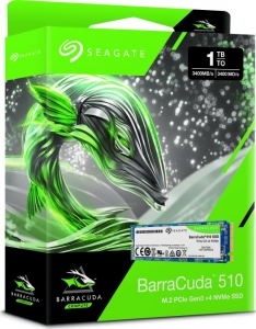 SSD Seagate, BarraCuda 510, 1TB, M.2 NVMe 2280, PCIe