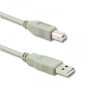 Qoltec Cable USB 2.0 Type A male | USB B male | 5m