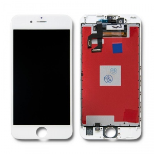 Qoltec LCD Touch screen for iPhone 6S | white frame