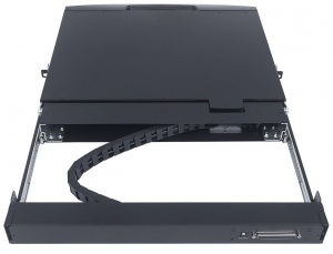 Intellinet Rackmount 19-- 1U KVM LCD 17-- console with keyboard and touchpad