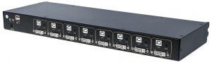 Intellinet 8-Port KVM DVI/USB switch with audio for KVM LCD DVI console