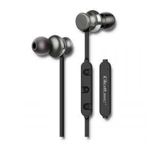 Casti Qoltec In-ear Wireless with microphone | Black