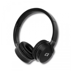 Qoltec Headphones wireless BT | microphone | Super Bass | Black