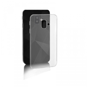 Qoltec Premium case for smartphone Samsung Galaxy J6+ | PC HARD CLEAR