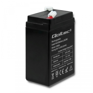Qoltec Battery AGM | 6V | 4.5Ah | max. 1.35A