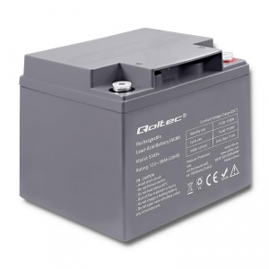 Qoltec Battery AGM | 12V | 38Ah | max.11.4A