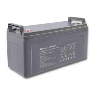 Qoltec Battery AGM | 12V | 120Ah | max.36A