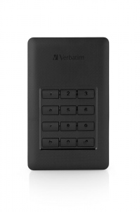 HDD Extern Verbatim Store & Go G1 1TB USB 3.1 2.5 Inch Black Secure Portable