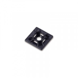 Suport adeziv mic 19x19 black (set100buc) - ELEMATIC, 