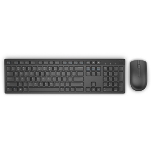 Kit Tastatura + Mouse Wireless Dell  KM636 Black 