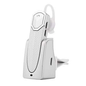 FINEBLUE FT-9 Căști Bluetooth hands-free cu stație de încărcare culoare argintie