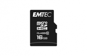 Card De Memorie Emtec Micro SDHC 16GB Black