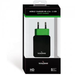 MOBILE CHARGER QUICK 2USB/FAM17415 TECNOWARE