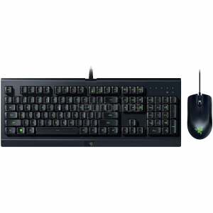 Kit Tastatura + Mouse Cu Fir Razer Bundle Cynosa Lite + Abyssus Lite, Black