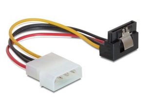 Delock Cable Power SATA HDD with metal clip > 4pin male -  angled