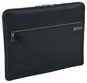 HUSA LEITZ  notebook 13.3 inch, 1 compartiment, buzunar frontal, poliester, negru, 