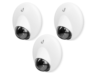 Camera IP UniFi Video G3 Dome - 1080p In/Outdoor, No PoE adapters in Set - 3 Pcs