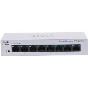 Switch Cisco CBS110 Unmanaged L2 10/100/1000 Mbps Grey CBS110-8T-D-EU