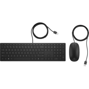 Kit tastatura + Mouse Cu Fir HP Pavilion 400, Negru