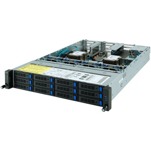 Gigabyte Rack Server R281-3C1, 2nd Gen. Intel Xeon and Intel Xeon Scalable, 24 x DIMMs, Supports Intel Optane DC, Dual 1Gb/s LAN ports (Intel I350-AM2), 12 x 3.5