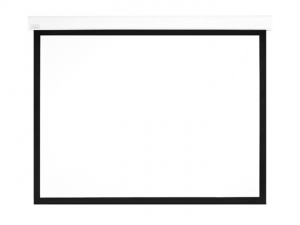 Ecran Proiectie electric Multibrackets perete/tavan 240 x 135 cm 0427 carcasa alba cu bordura Format 16:9