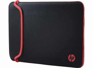 Husa Laptop HP Chroma, 14 inch, Negru-Rosu