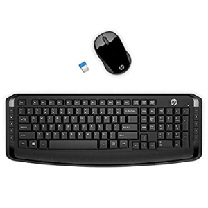 Kit Tastatura + Mouse HP Wireless 300, Black