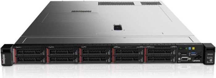 Server Lenovo ThinkServer SR630 | Processor Xeon Silver 4114 2.2GHz | 32GB RDIMM DDR4 ECC | no ODD | no HDD | 8x 2.5 inch SATA/SAS HS | RAID 930-8i | 2x 750W | 3Yr NBD | no OS