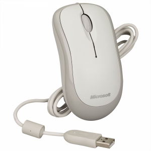 Mouse Cu Fir Microsoft Basic, White