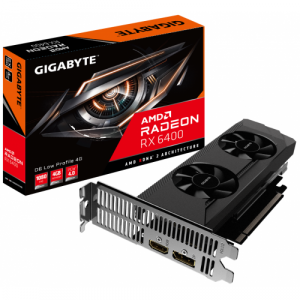 Placa Video Gigabyte AMD Radeon RX 6400 D6 LOW PROFILE 4GB GDDR6 64 Bit
