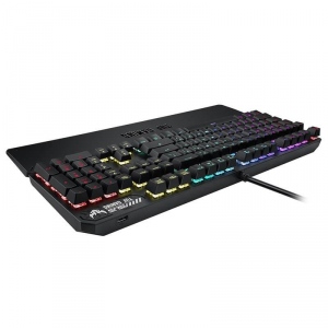 Tastatura Cu Fir Asu TUF K3 Gaming Iluminata, Led Multicolor, Neagra