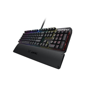 Tastatura Cu Fir Asu TUF K3 Gaming Iluminata, Led Multicolor, Neagra