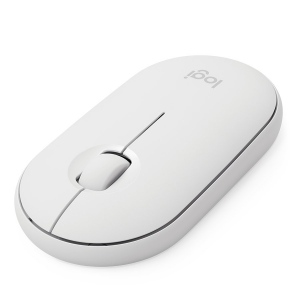 Mouse Wireless Logitech Pebble M350 White